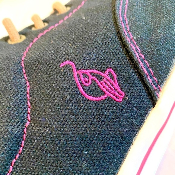 Baby Phat Black with Leather Trim Low-top Sneakers Loafers Size 10 - Picture 4 of 10